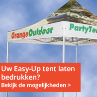 Partytent bedrukken met uw logo of reclame